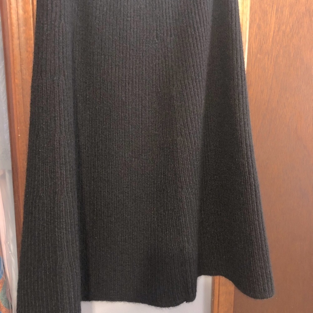 Mohair Skirt/ Black Knit